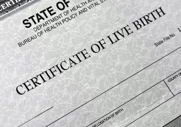 certificado nacimiento estadounidense 
