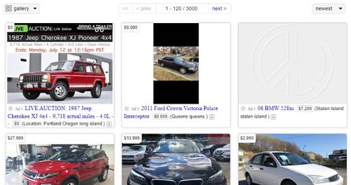 11 sitios web para encontrar vehículos usados en USA Craiglist